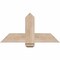Ekena Millwork Eugene Smooth Timber Gable Bracket, Douglas Fir, 36"W x 18"H x 5 1/2"D x 5 1/2"F, 12/12 Pitch GBW036X18X0606EUG00SDF - alternate 1